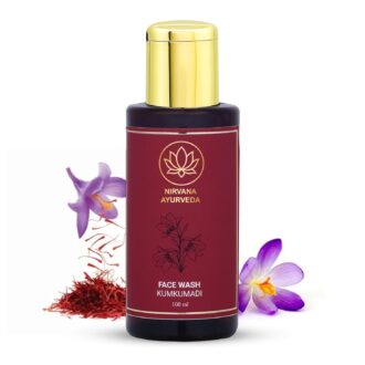 Nirvana Ayurveda Kumkumadi Face Wash Brightening Anti-Aging Cleanser